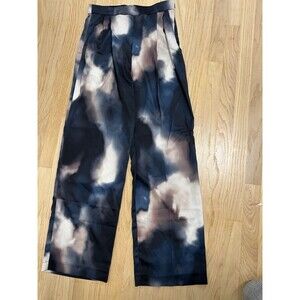 NWT Women's Size 8 H&M Tie Died Satin Like Dress Pants